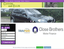 Tablet Screenshot of cotonandellis.co.uk